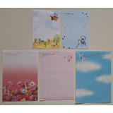 Conj 10 Fls Papel De Carta Antigo Morning Glory 02