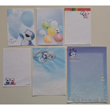 Conj 12 Fls Papel De Carta Antigo Morning Glory 04