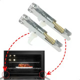 Conj 2 Dobradiça Porta Forno Fogão Electrolux 65158585 Origi