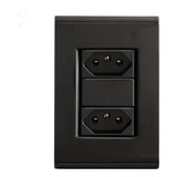 Conj 2 Tomadas 10a 250v Liz Grafite Tramontina