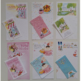 Conj 6 Fls Papel De Carta Antigo Importado 03