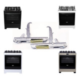 Conj Dobradiça Mola Porta Forno Fogão Dako Supreme Glass