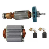 Conj Rotor 220v Estator Carvões P Hp1640 Original Makita
