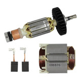 Conj Rotor 220v Estator Carvões P Hr2470 Original Makita