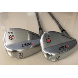 Conj Tacos De Golfe Wedge Pgm P Canhoto 56 E 60 Aço Reg 
