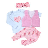 Conjuntinho Roupinha Bebê Menina Blogueirinha Mini Diva V6