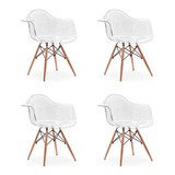 Conjunto 04 Cadeiras Charles Eames Com