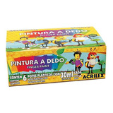 Conjunto 06 Cores Pintura A Dedo Acrilex 30ml
