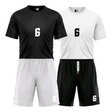 Conjunto 1 Camisa 1 Bermuda Futebol