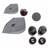 Conjunto 1 Filtro Carvao Ativado E Par De Valvulas Para Mask
