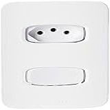 Conjunto 1 Interruptor Paralelo E 1 Tomada Alumbra Gracia 85330 Branco