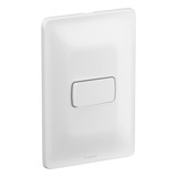 Conjunto 1 Interruptor Simples 4x2 Branco 680100 Pial Zeffia