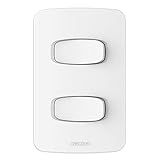 Conjunto 1 Interruptor Simples E 1 Interruptor Paralelo Alumbra Gracia 85325 Branco