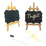 Conjunto 10 Mini Lousa Plástica Com Cavalete Para Decoração De Festas- Mimos- Lembrancinhas E Buffet