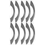 Conjunto 10 Unidades Puxadores Para Móveis Gaveta Guarda Roupa Armário Gaveteiro Altura De 142mm Distancia Entre Furo 96mm
