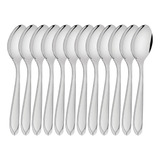 Conjunto 12 Colher Mesa Laguna Talheres Tramontina Aço Inox