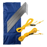 Conjunto 12 Estacas Espeques P Tendas Lonas Acampamento Ntk