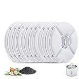 Conjunto 12 Filtros Refil Fonte Bebedouro Gatos Cães Pet- Esponjas De Pré-filtro De Reposição Para Bebedouro De Gato Para Animais De Estimação