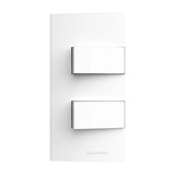 Conjunto 2 Int Simp C Suporte 4x2 Inova Pro Branco 85039