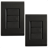 Conjunto 2 Interruptor Paralelo Three Way Grafite Tramontina