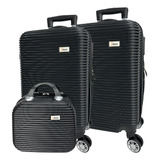 Conjunto 2 Malas De Bordo 1 Frasqueira De Mão 10kg Viagem