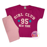 Conjunto 2 Peças Infantil Feminino Tamanho 6 Primavera verão