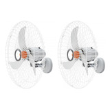 Conjunto 2 Ventiladores De Parede 70cm Goar V70p Oscilante