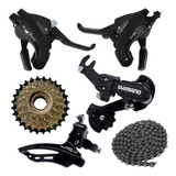 Conjunto 21v Bicicleta Catraca Rapid Fire Câmbios Shimano