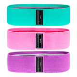 Conjunto 3 Faixas Elásticas Super Band Resistência Academia