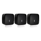 Conjunto 3 Suporte Porta Papel Toalha Dispenser Toalheiro