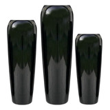 Conjunto 3 Vasos Fibra Vidro Vietnamita Grande Alto Sala