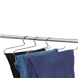 Conjunto 30 Cabides P calça Cromado Arthi 1002