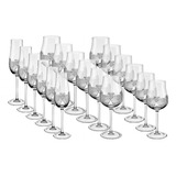 Conjunto 30 Peças Taças Em Cristal Rubi Oxford