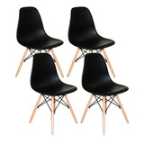 Conjunto 4 Cadeiras Charles Eames Eiffel