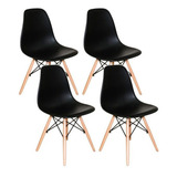 Conjunto 4 Cadeiras Charles Eames Eiffel