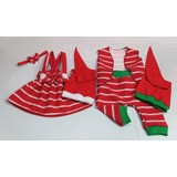 Conjunto 4 Pçs Natal Bebê Newborn