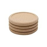 Conjunto 4 Porta Copos Cortiça 10cm Wolff