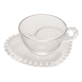 Conjunto 4 Xícaras De Chá Cristal Pearl 180ml Wolff 28381