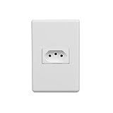 Conjunto 4x2 1 Toma 2p-t 10a 250v Horizontal Stella Steck Branco