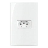Conjunto 4×2 Tomada 2p t 20a 250v 16003 Sleek Cor Branco