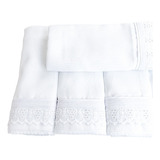 Conjunto 5 Fraldas Bebê Cremer Luxo Menino Menina Branco