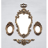 Conjunto 5 Peças Espelhos Molduras Provençal