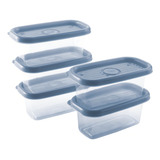 Conjunto 5 Potes Plasútil Pop Porta Temperos Condimentos Alimentos 150ml