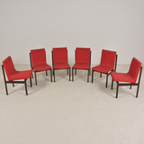 Conjunto 6 Cadeira Antiga Jacaranda Design Anos 60