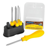 Conjunto 6 Ferramentas Fenda E Philips Tramontina Completo