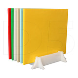Conjunto 6 Tabuas Para Corte Polietileno 30x25cm Suporte