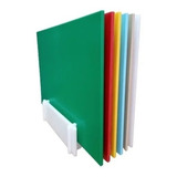 Conjunto 6 Tabuas Para Corte Polietileno 30x50cm Suporte