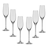 Conjunto 6 Taças De Cristal Espumante 210ml Forever Classic Cor Transparente