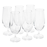 Conjunto 6 Taças De De Cristal Ecológico 380ml Wolfcraft Cor Transparente