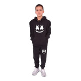 Conjunto Abrigo Moletom Blusa Frio Calça Dj Marshmellow Niki